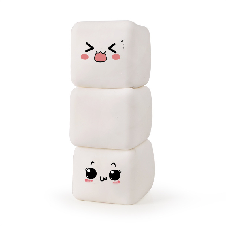 Squishy Tofu Buddies With Cute Faces