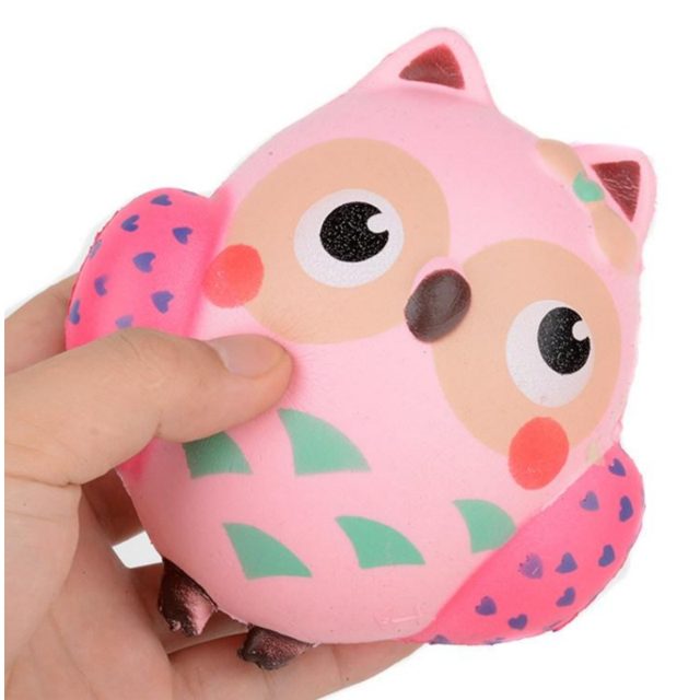 Sweetheart Pink Owl Squishy