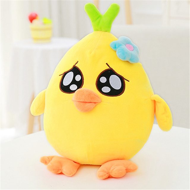 Big-Eyed Flower Chick Plush