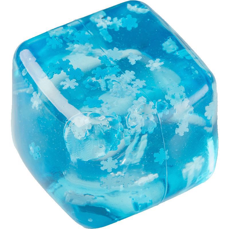 Frosty Snowflake Ice Cube Squishy