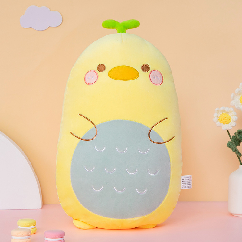 Soft Animal Pillow Cat Yellow Toy โ photo 3