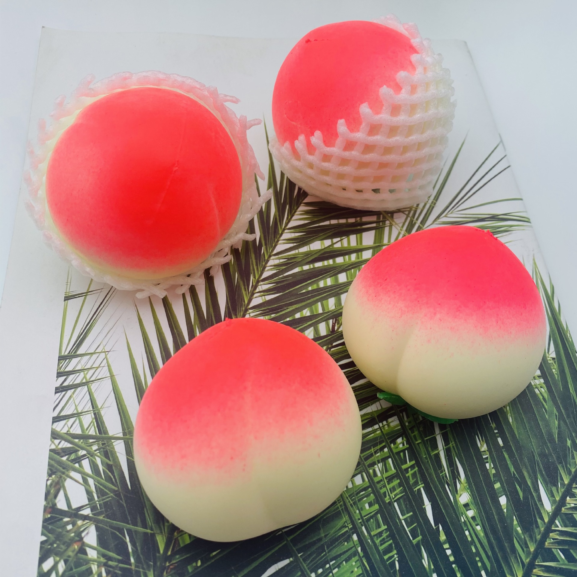 Squishy Blushing Peach Squeeze Ball — photo 5