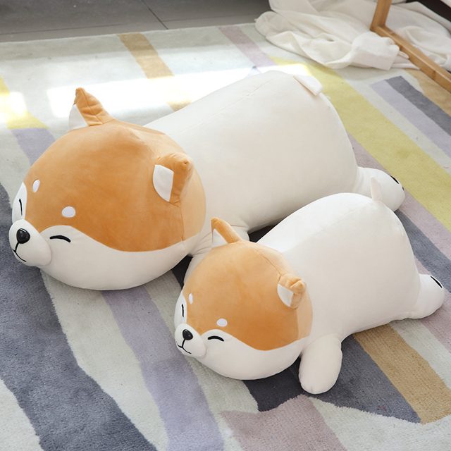 Sleepy Shiba Inu Cuddle Pillow