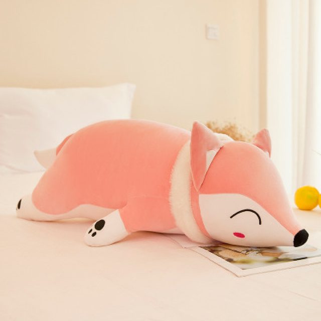 Sleepy Red Fox Pillow Plush — photo 4