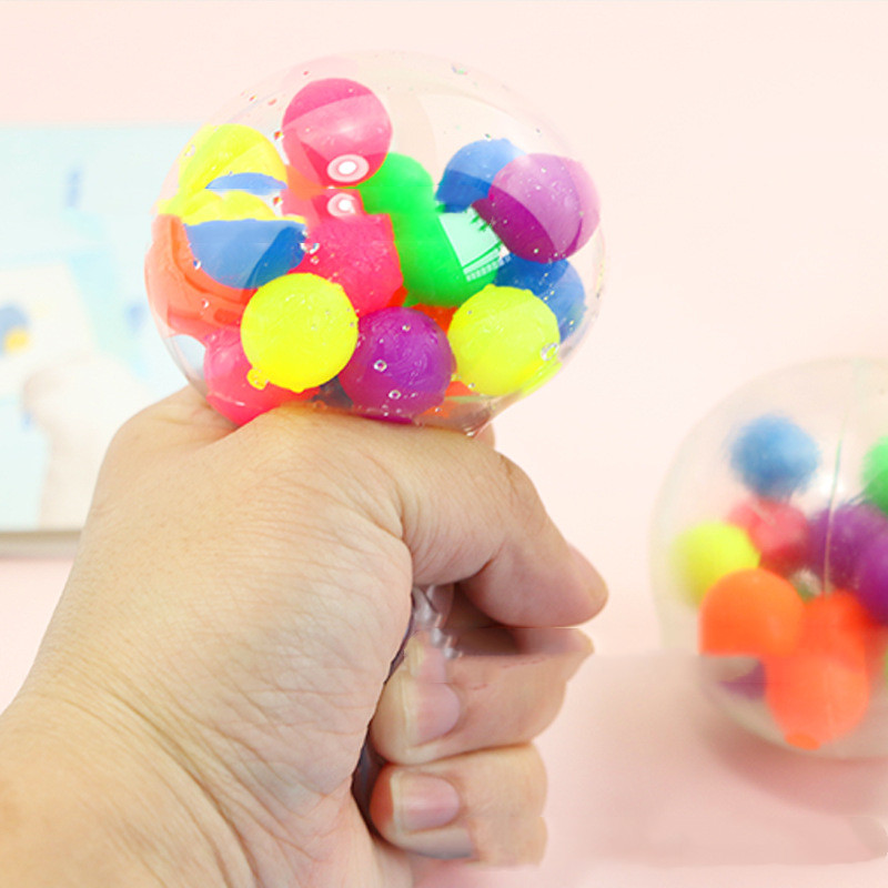 Rainbow Bead Squish Ball โ photo 3