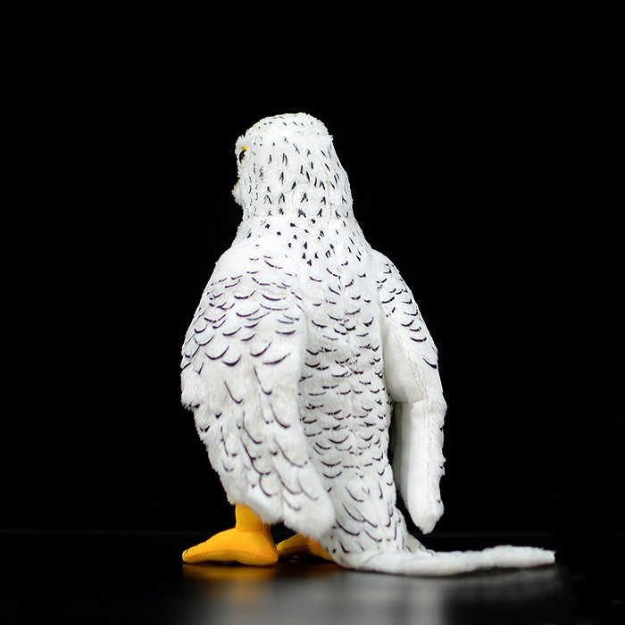 Lifelike White Gyrfalcon Plushie — photo 3