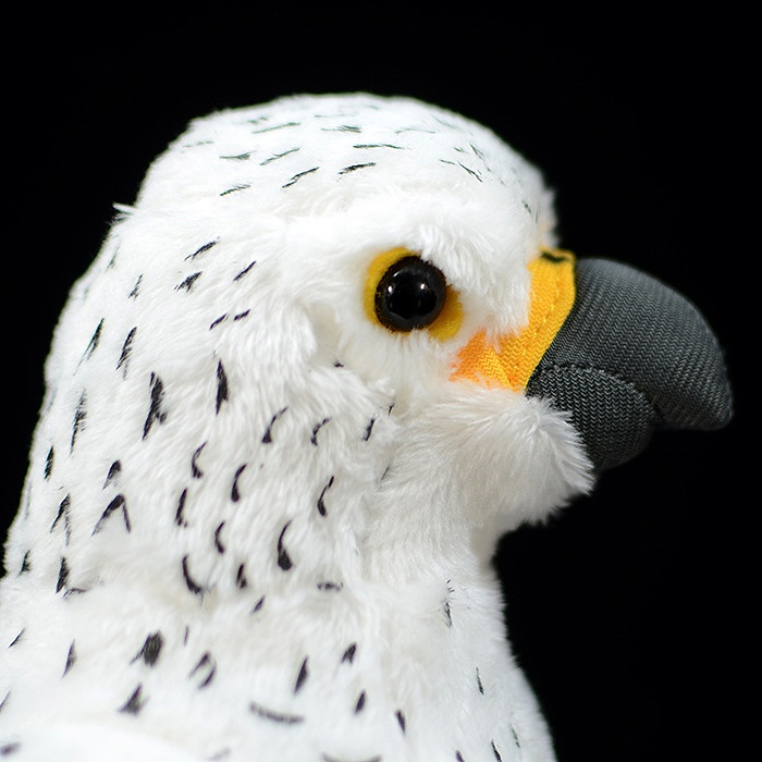Lifelike White Gyrfalcon Plushie — photo 5