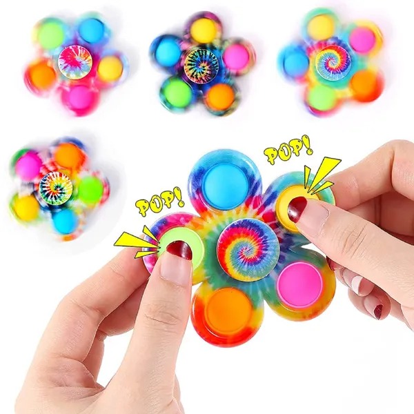 Spinner 4 Pc Simple Popping Fidget — photo 2