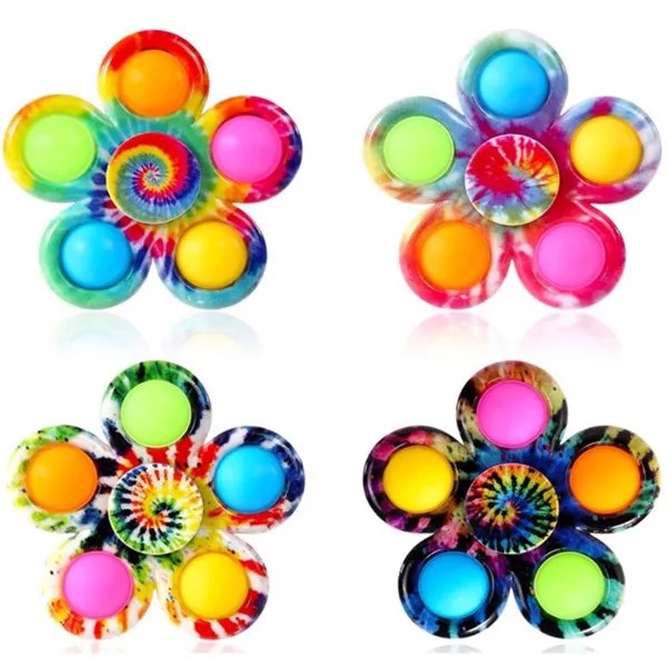 Spinner 4 Pc Simple Popping Fidget