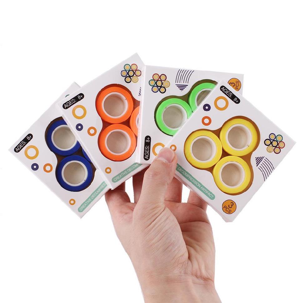 Spinner Magnetic Bracelet Ring Fidget