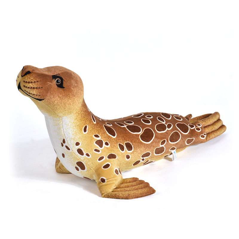 Spotty Leopard Seal Realistic Plush