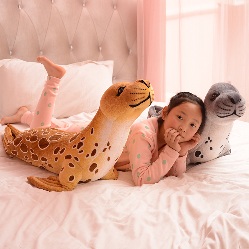 Spotty Leopard Seal Realistic Plush — photo 3