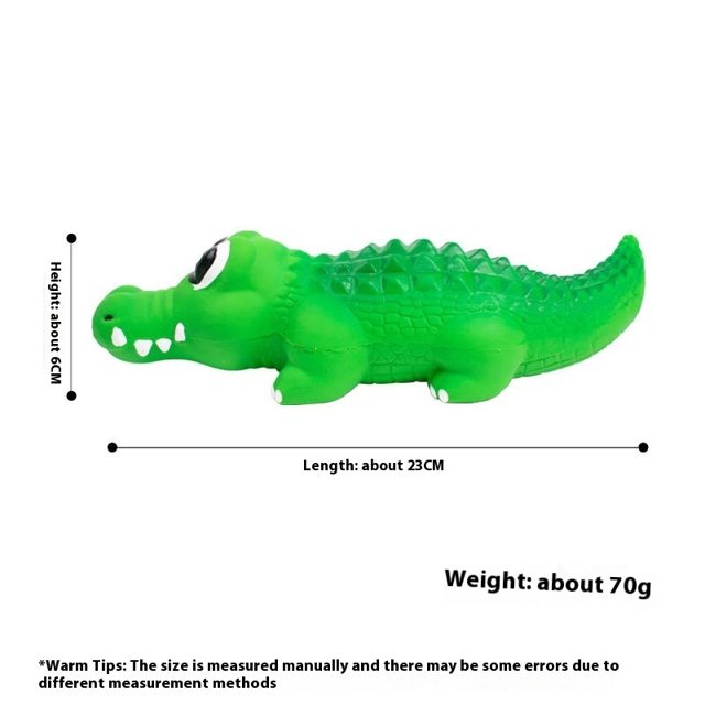 Chompy Croc Squeaky Squeeze Toy — photo 2