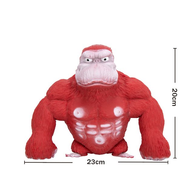 Stretchy Red Muscle Gorilla