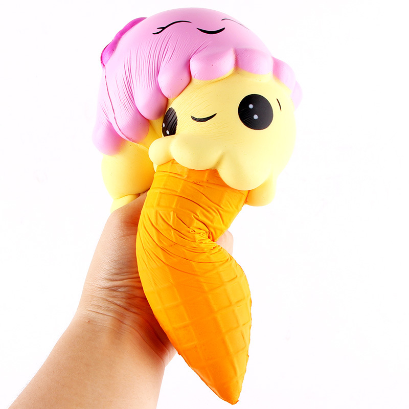 Smiley Ice Cream Cone Squishy — photo 2