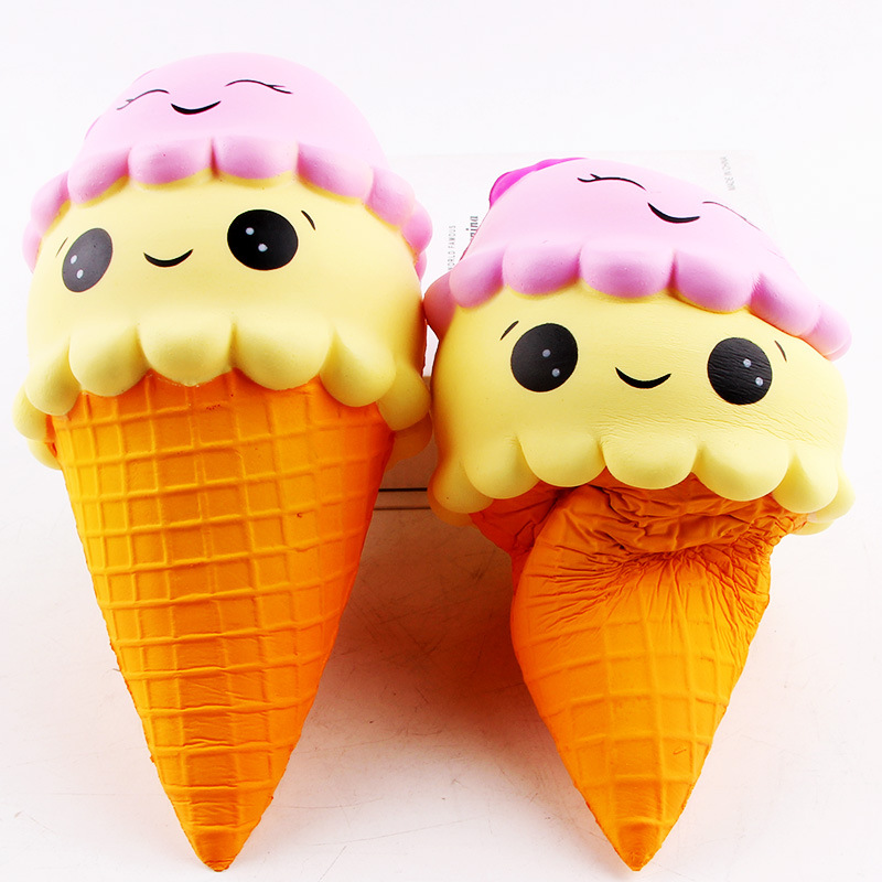 Smiley Ice Cream Cone Squishy — photo 3