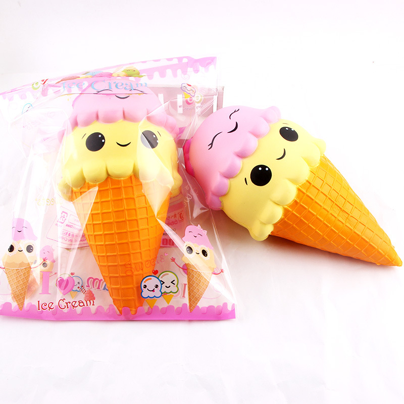 Smiley Ice Cream Cone Squishy — photo 4