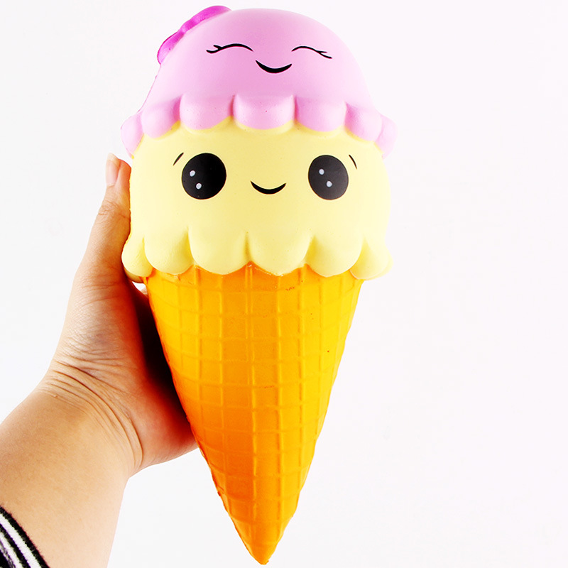 Smiley Ice Cream Cone Squishy — photo 5