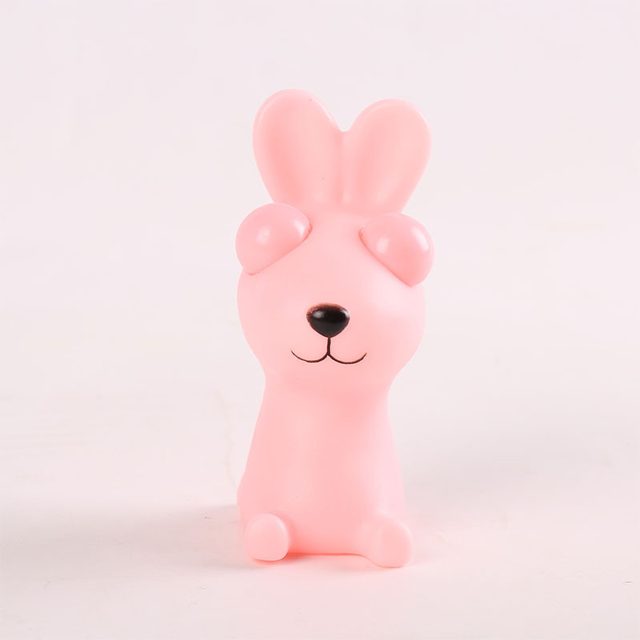 Pop-Eye Squinty Bunny Squeeze Toy