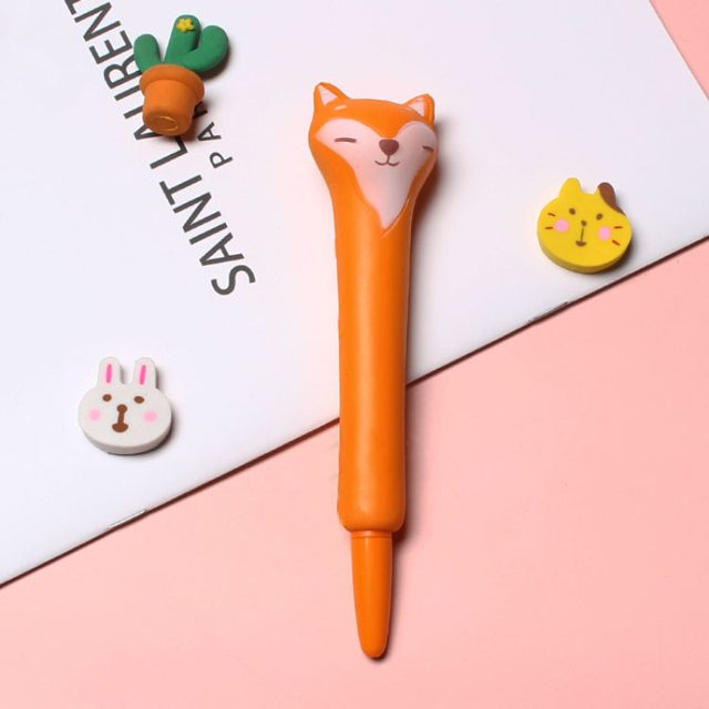 Squishy Fox Gel Pen