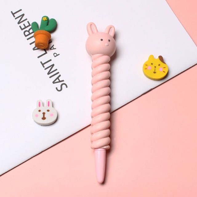 Squishy Swirl Bunny Gel Pen