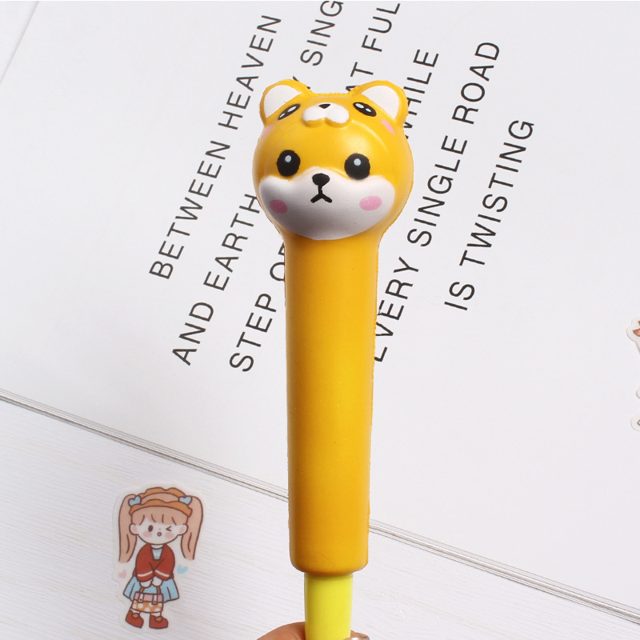 Shiba Pup Squishy Gel Pen