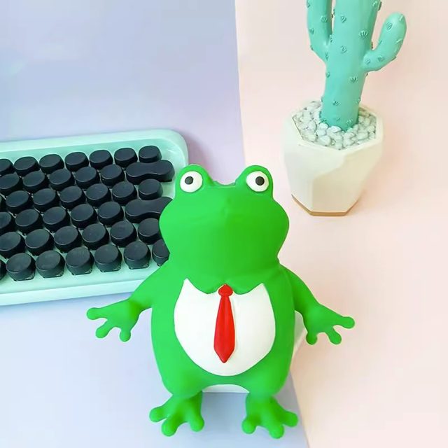 Business Frog Squeeze Toy