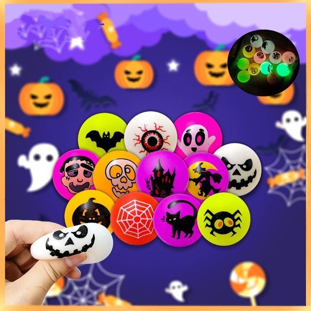 Glow-in-the-Dark Halloween Squeeze Balls