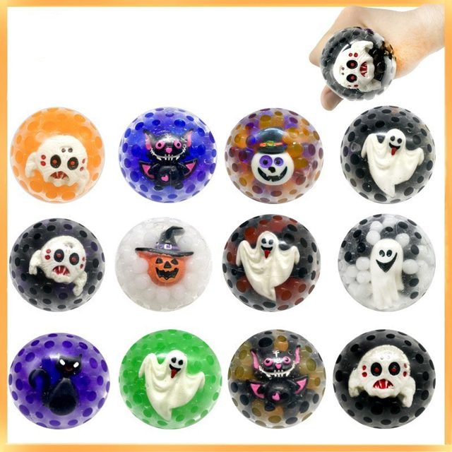 Ghosts & Bats Halloween Squish Ball