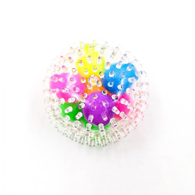Spiky Rainbow Bead Squish Ball