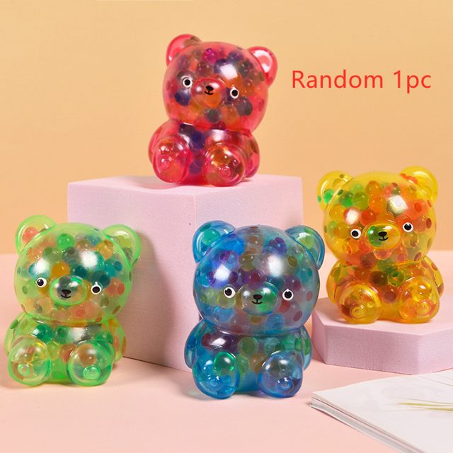 Water Bead Gummy Bear Squishy