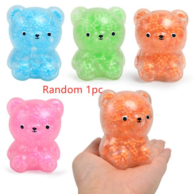 Foam Bead Gummy Bear Squishy