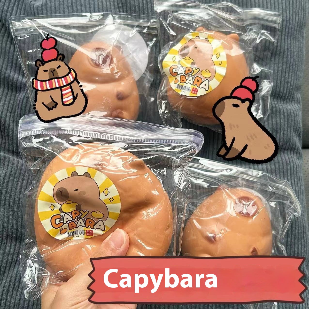 Chonky Capybara Bread Squishy — photo 2