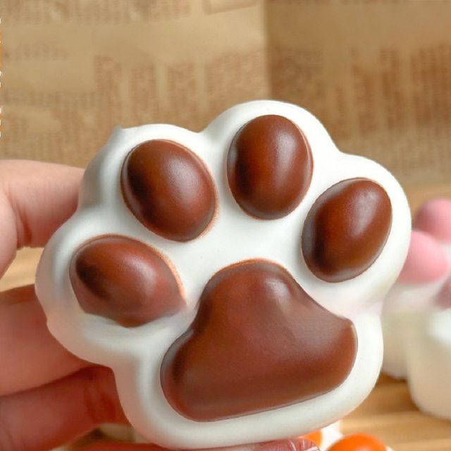 Squishy Cat Paw Bean Toy — photo 3