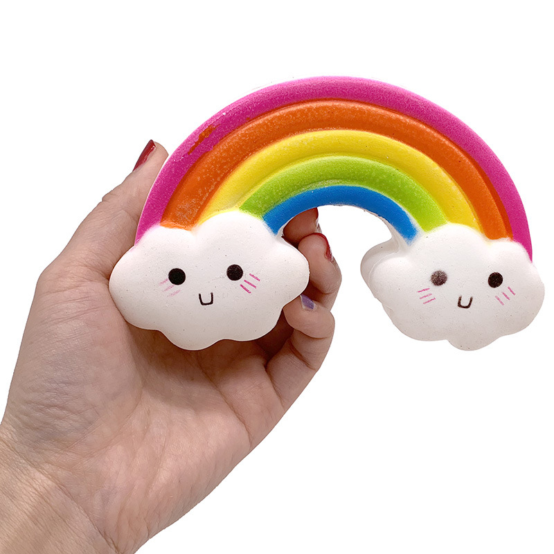 Smiley Rainbow Cloud Squishy โ photo 3