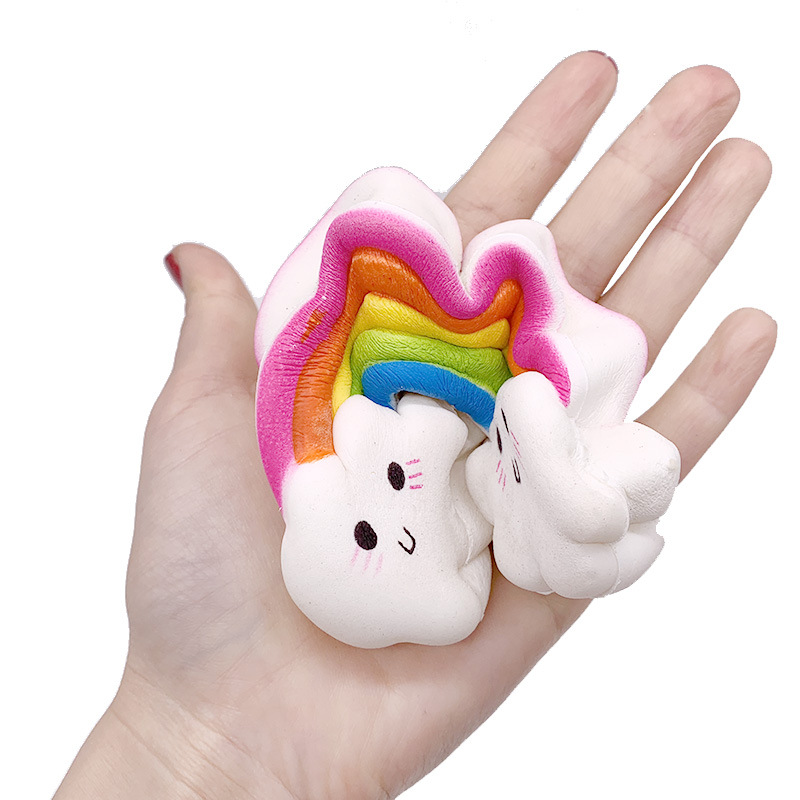 Smiley Rainbow Cloud Squishy โ photo 4