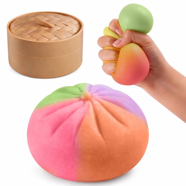Rainbow Steamed Bun Squishy — photo 2