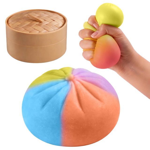Rainbow Steamed Bun Squishy — photo 3
