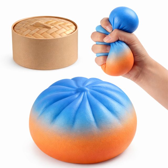 Rainbow Steamed Bun Squishy — photo 5