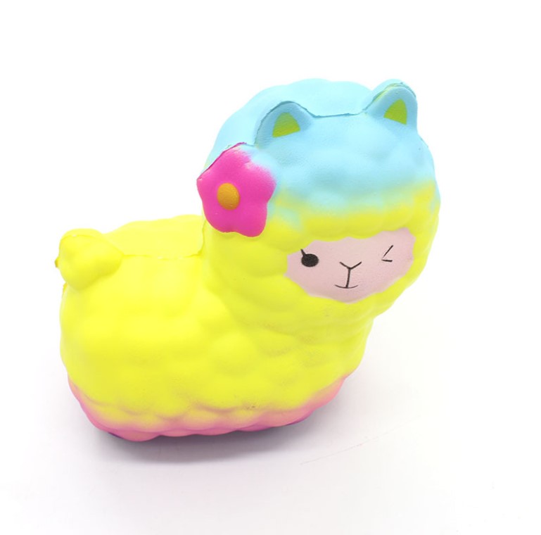 Rainbow Alpaca Squishy