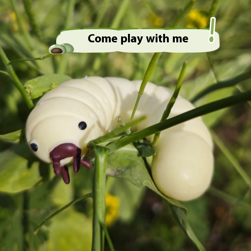 Pinch-Me Cream Grub Squishy