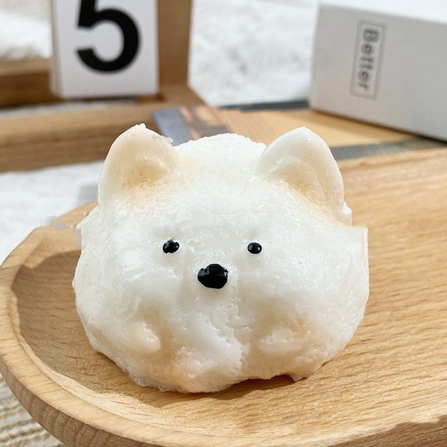 Squishy Snowball Puppy Blob