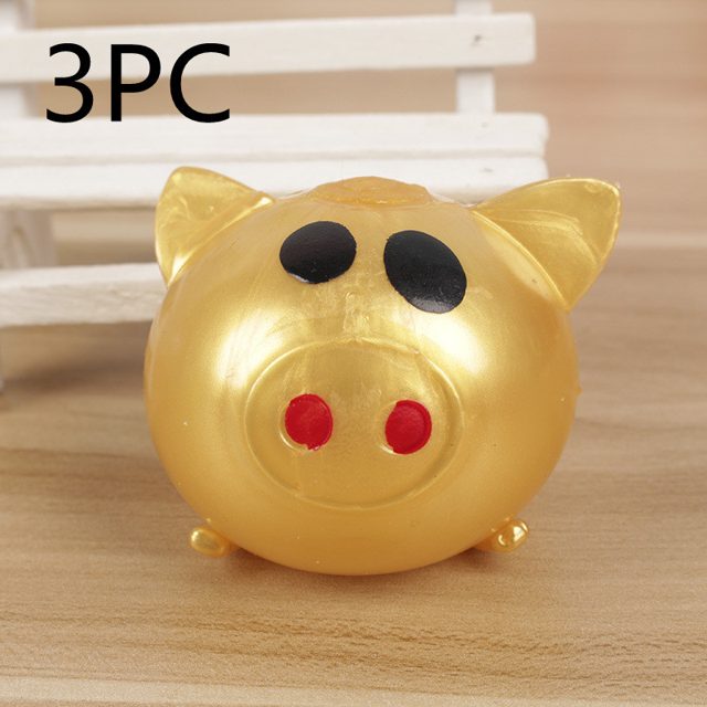 Golden Splat Piggy 3-Pack