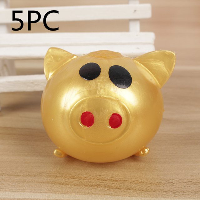 Golden Splat Piggy 5-Pack