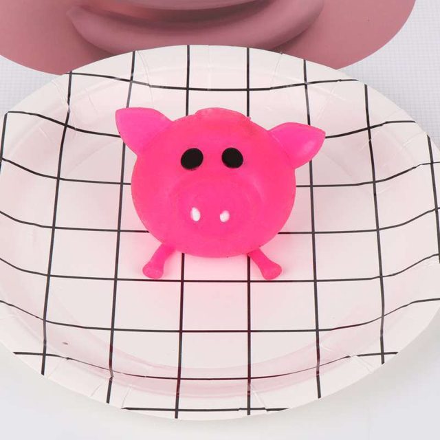 Sticky Splat Piggy (Rose Red)