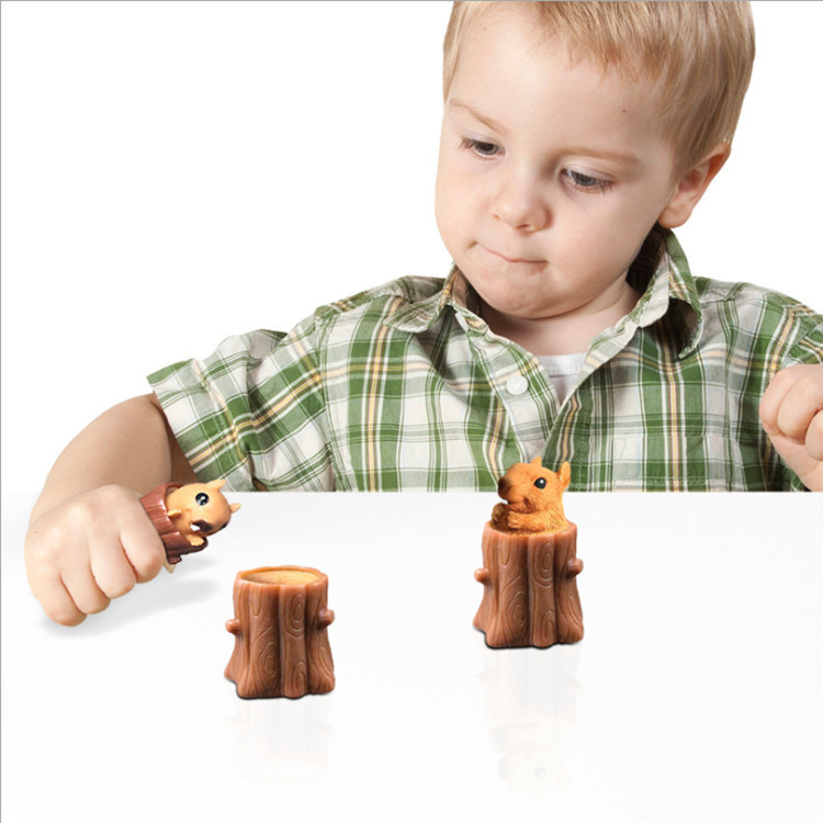 Pop-Up Squirrel Tree Stump Toy โ photo 5