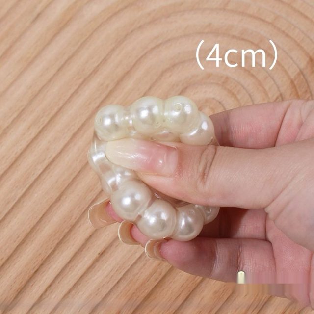 Squishy Pearl Bead Squeeze Ball (Small)