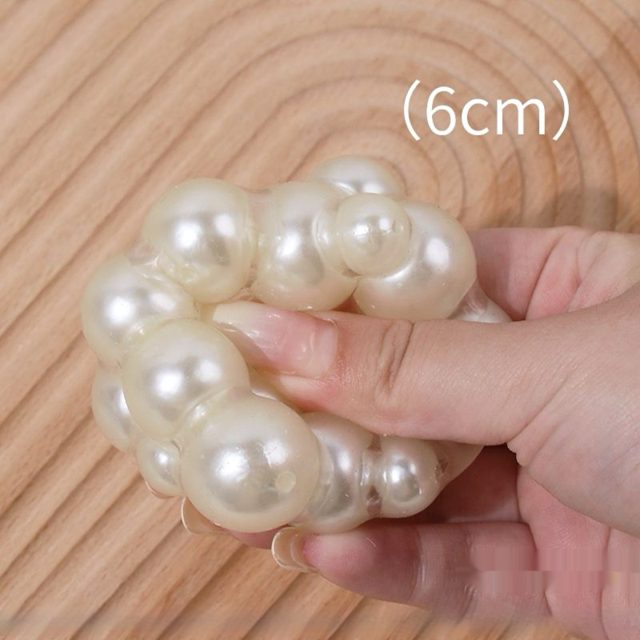 Squishy Pearl Bead Squeeze Ball (Large)