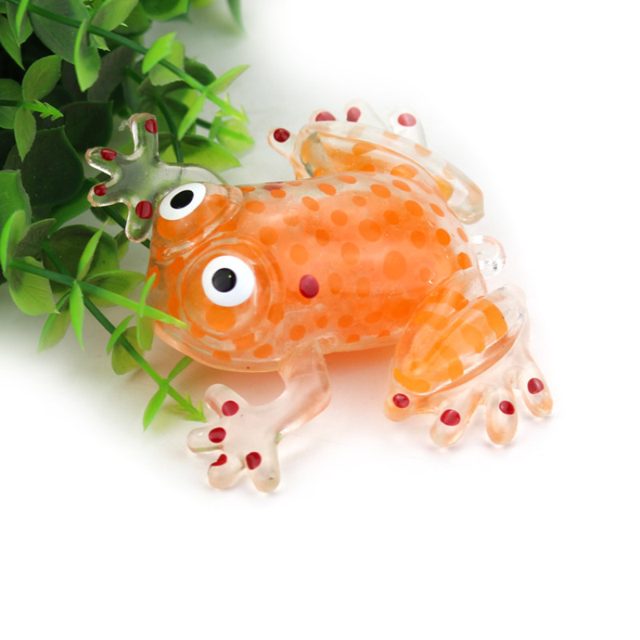 Bead-Filled Squish Frog Splat Toy — photo 2