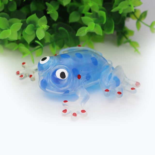 Bead-Filled Squish Frog Splat Toy — photo 4